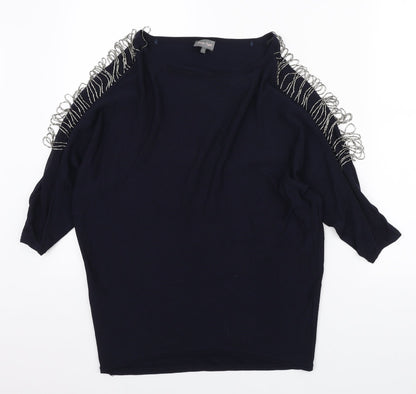 Womens UK Size S Phase Eight Blue Pullover Jumper