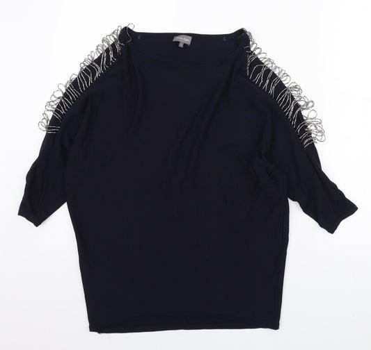 Womens UK Size S Phase Eight Blue Pullover Jumper