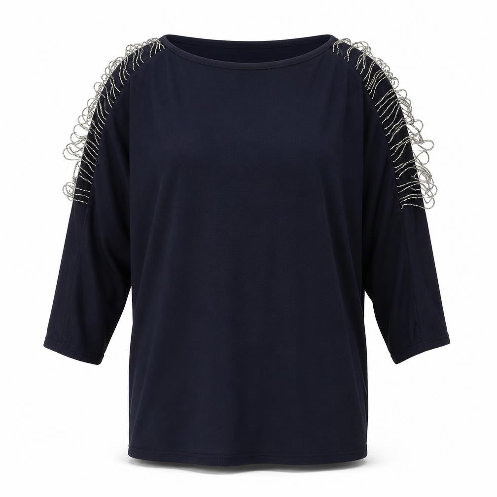 Womens UK Size S Phase Eight Blue Pullover Jumper