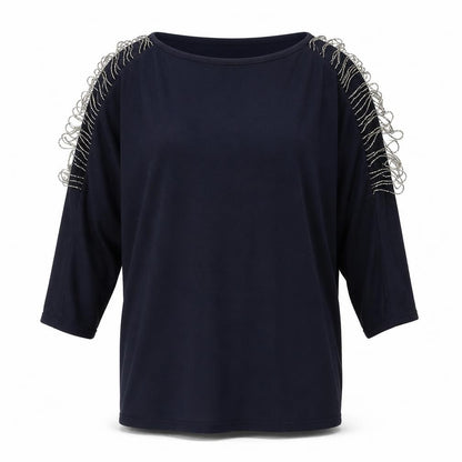 Womens UK Size S Phase Eight Blue Pullover Jumper