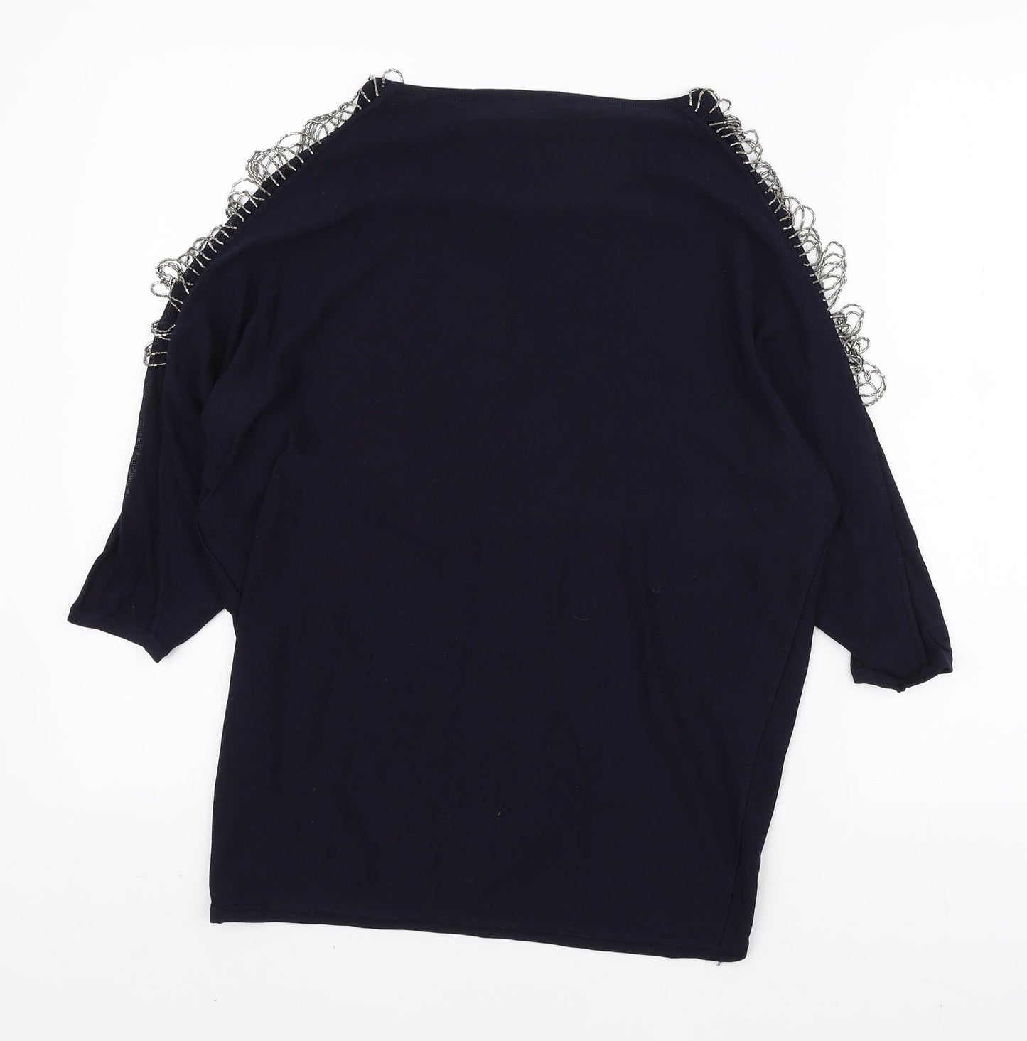 Womens UK Size S Phase Eight Blue Pullover Jumper