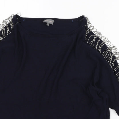 Womens UK Size S Phase Eight Blue Pullover Jumper