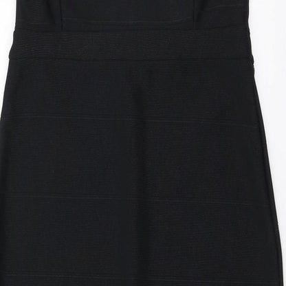 In the Style Womens Black Polyester Bodycon Size 10 Off the Shoulder Pullover