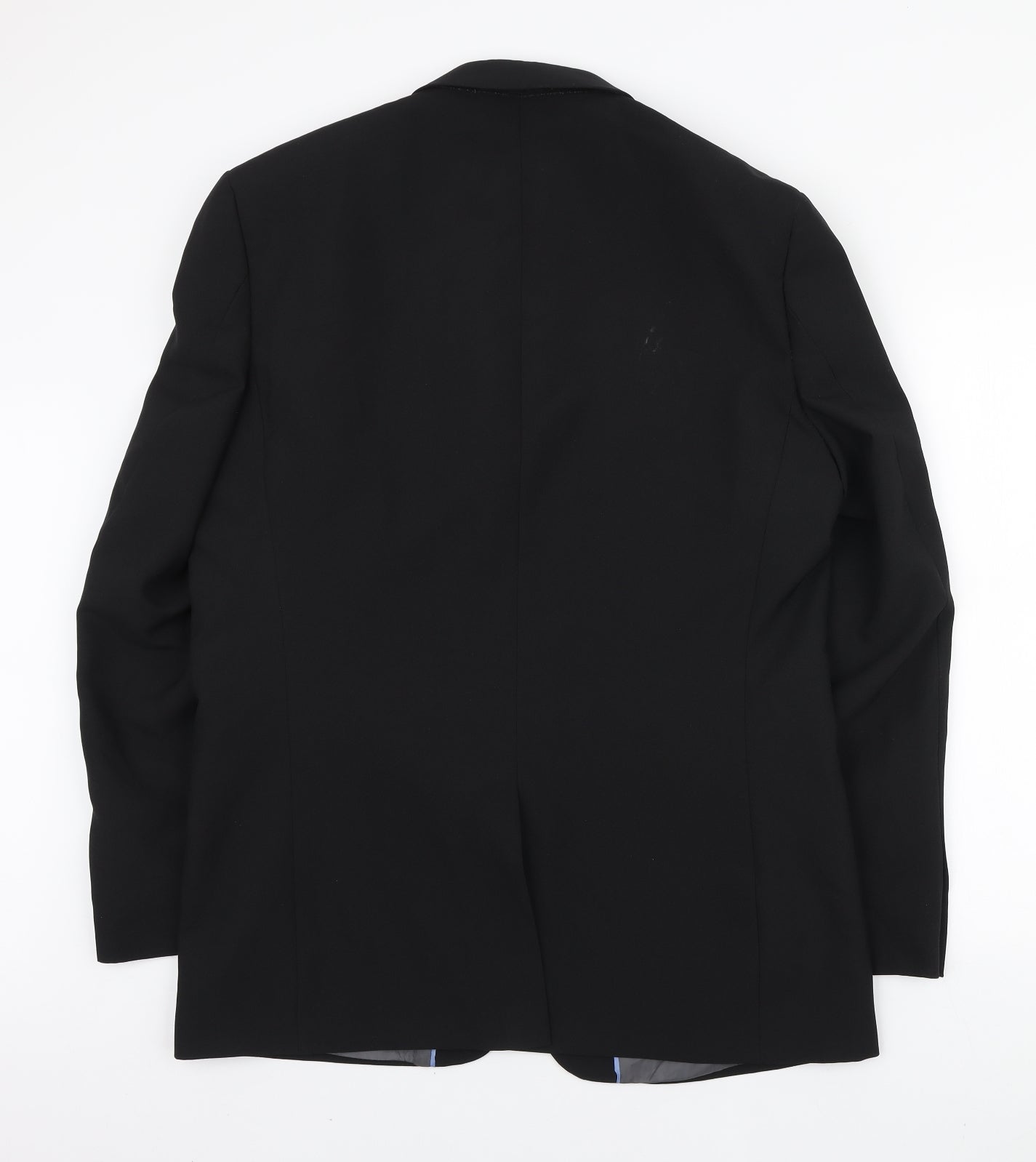 George Mens Black Polyester Jacket Blazer