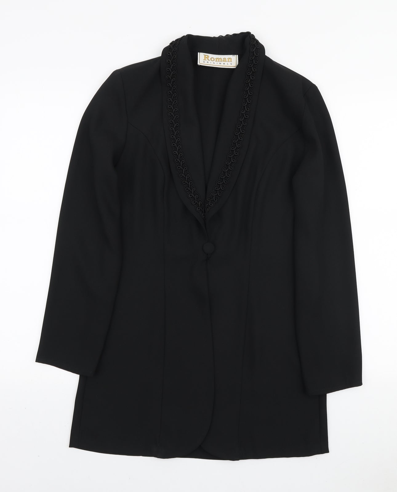 Womens UK Size 10 Roman Originals Black Jacket