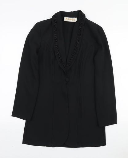 Womens UK Size 10 Roman Originals Black Jacket