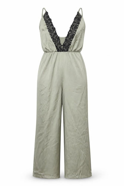 Womens UK Size 6 In the Style One-Piece Green Jumpsuit