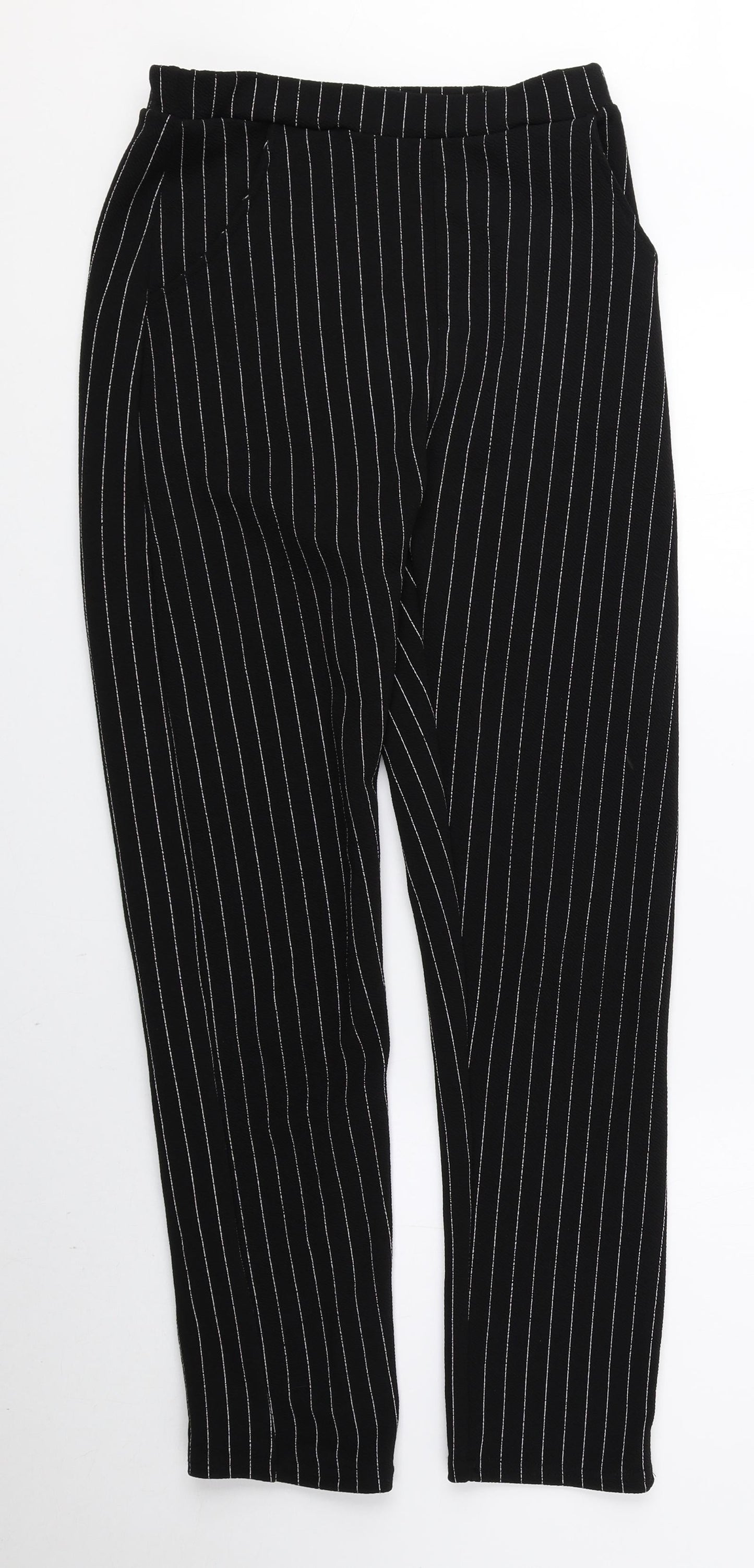 Womens UK Size 8 I SAW IT FIRST Regular Fit Carrot Black Trousers