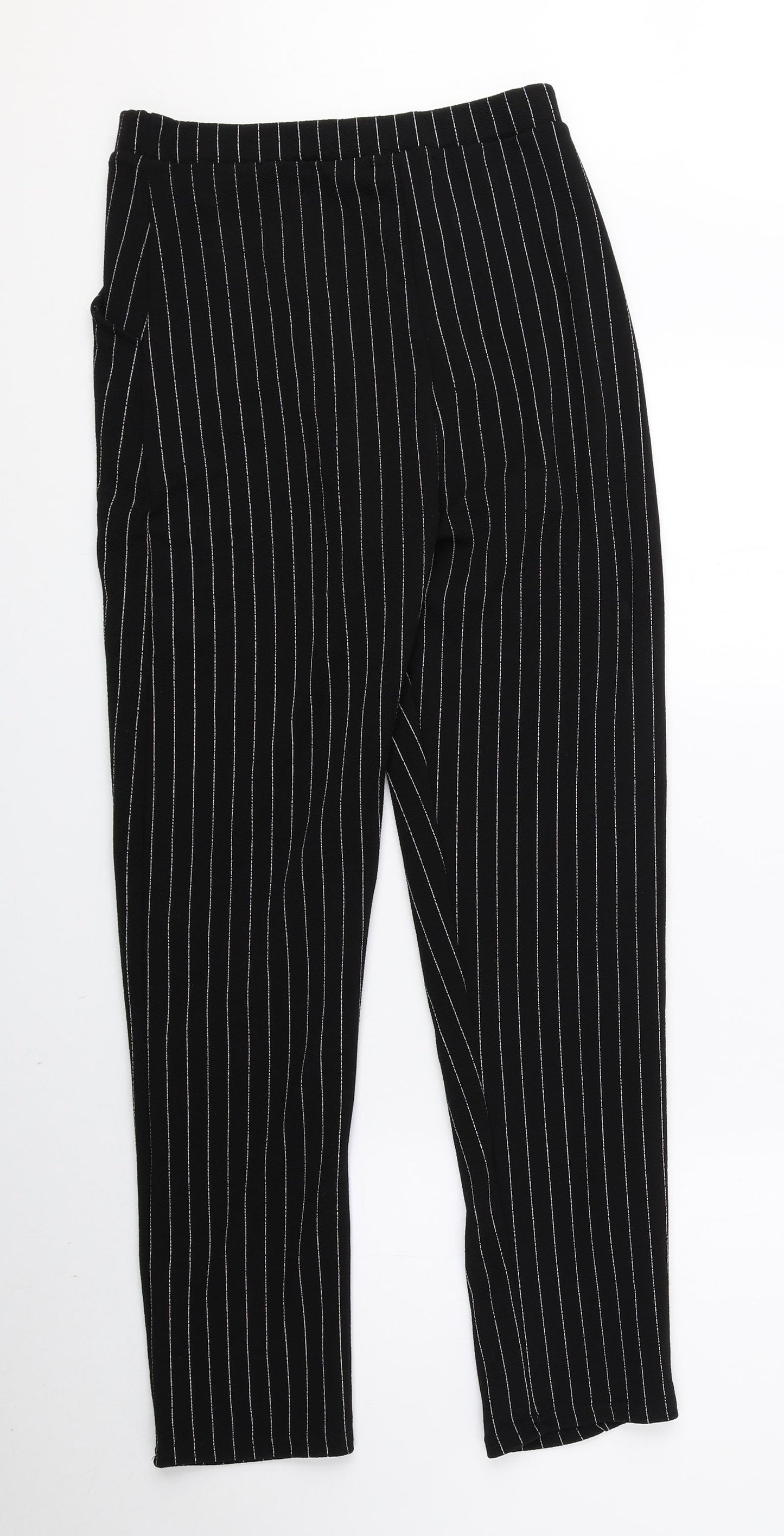 Womens UK Size 8 I SAW IT FIRST Regular Fit Carrot Black Trousers