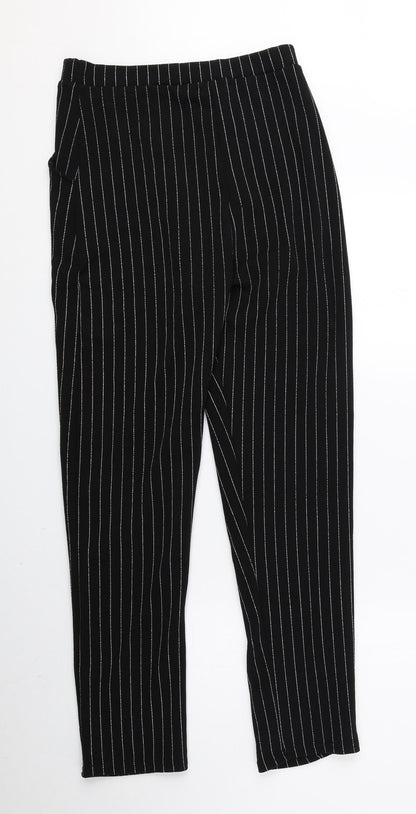 Womens UK Size 8 I SAW IT FIRST Regular Fit Carrot Black Trousers