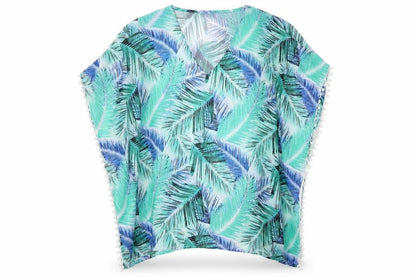 Now Womens Multicoloured Floral Polyester Cover Up Size S