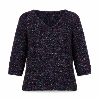 Womens UK Size 12 M&Co Multicoloured Pullover Jumper