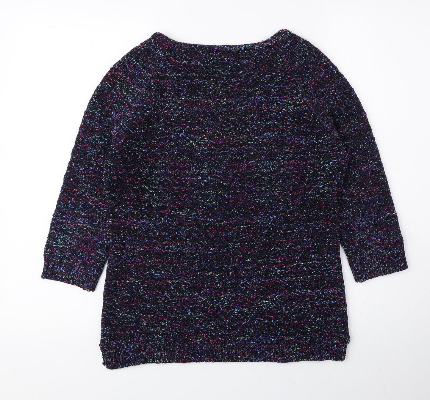 Womens UK Size 12 M&Co Multicoloured Pullover Jumper