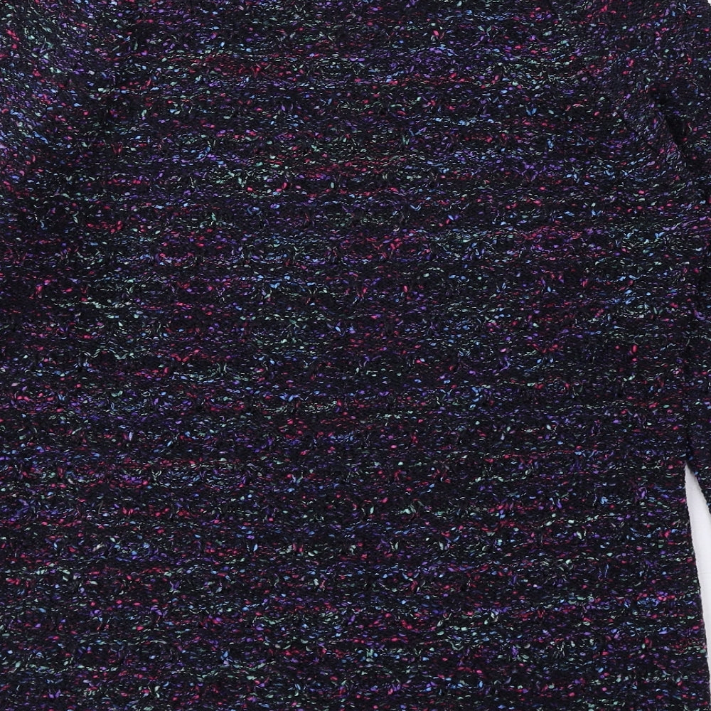 Womens UK Size 12 M&Co Multicoloured Pullover Jumper