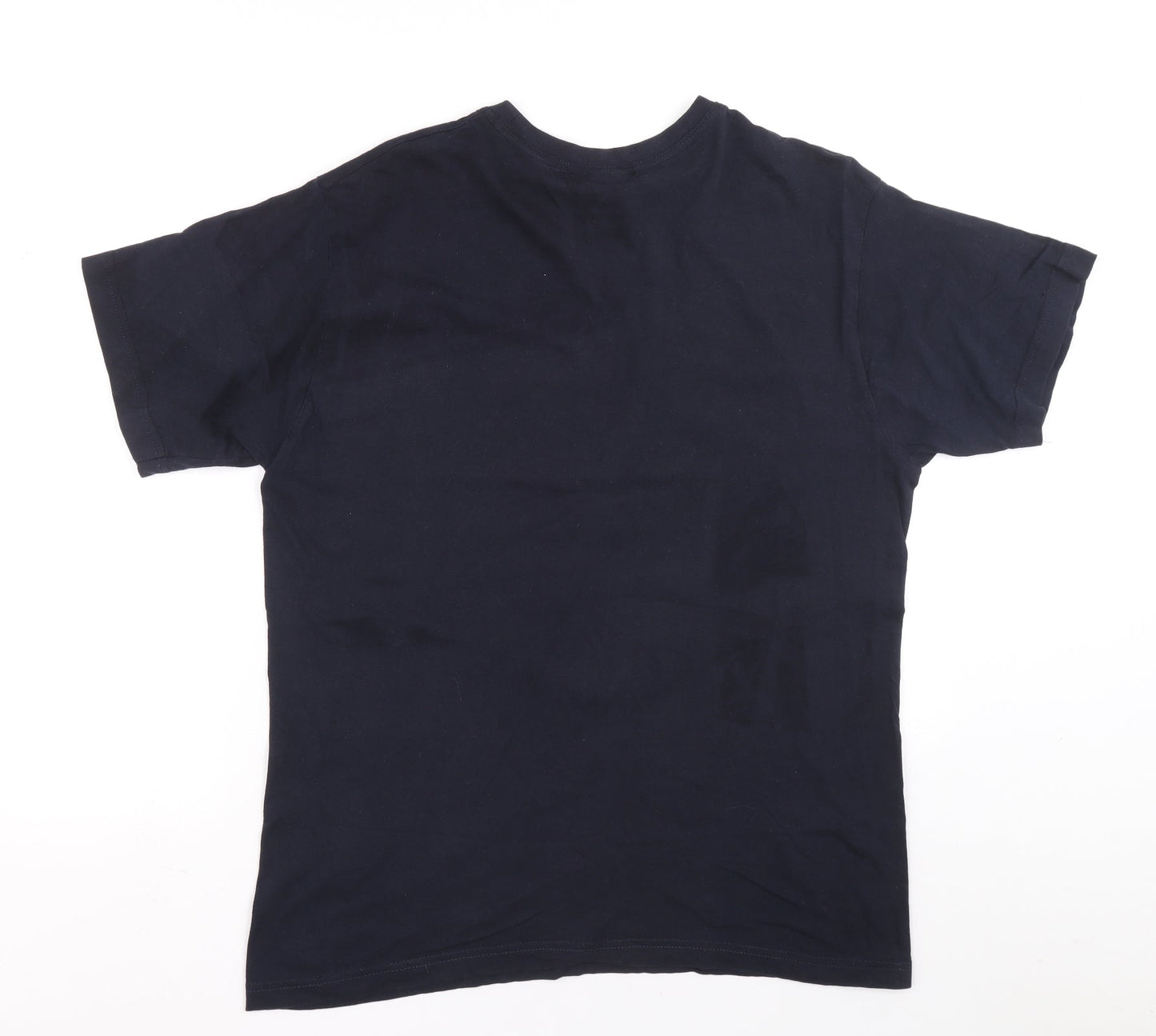 Planet 2000 Mens Blue Cotton T-Shirt Size XL Crew Neck - Ibiza