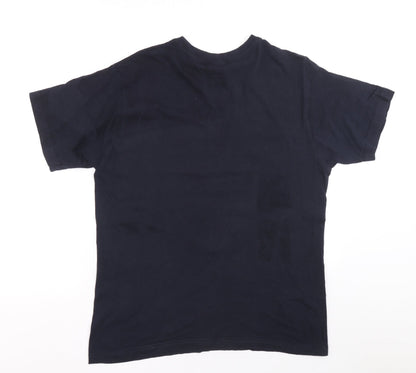 Planet 2000 Mens Blue Cotton T-Shirt Size XL Crew Neck - Ibiza