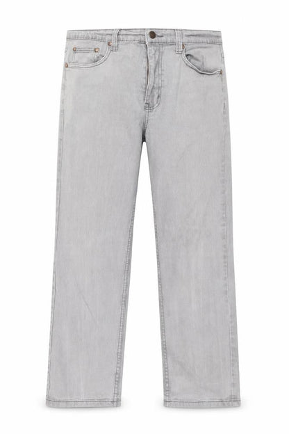 Womens UK Size 34 Cotton Traders Regular Fit Straight Grey Jeans
