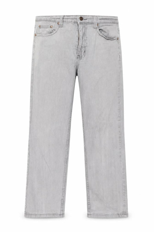 Womens UK Size 34 Cotton Traders Regular Fit Straight Grey Jeans