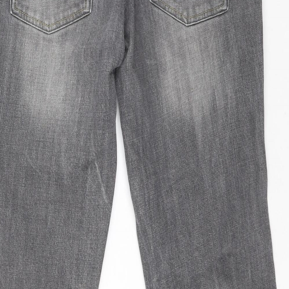 Womens UK Size 40 Blue motion Relaxed Fit Bootcut Grey Jeans