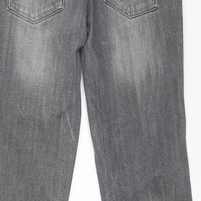 Womens UK Size 40 Blue motion Relaxed Fit Bootcut Grey Jeans