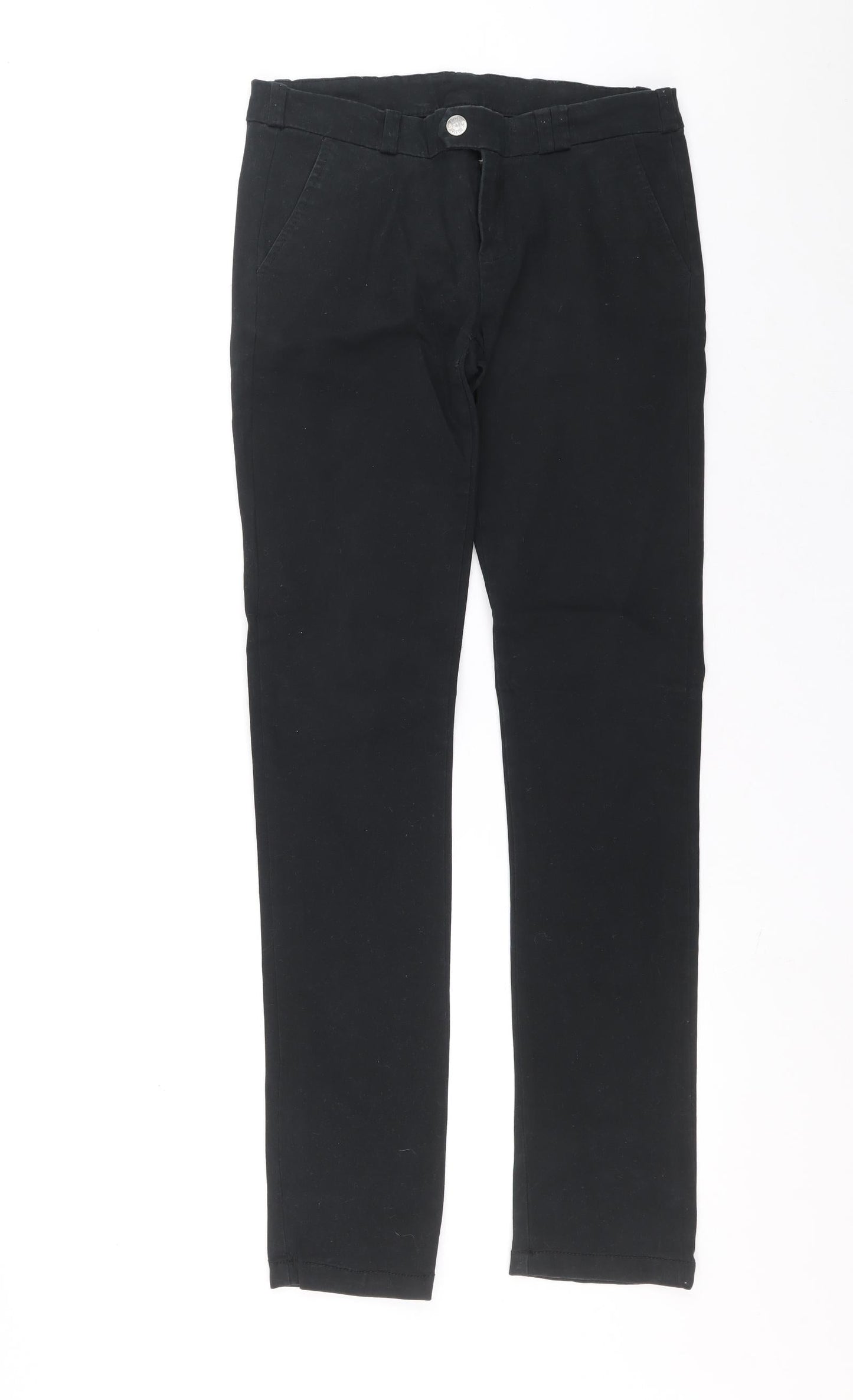 Womens UK Size M BIG STAR Relaxed Fit Skinny Black Jeans