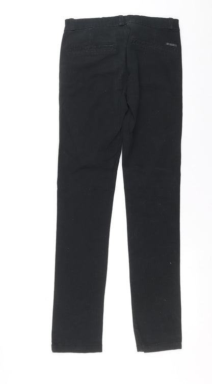 Womens UK Size M BIG STAR Relaxed Fit Skinny Black Jeans