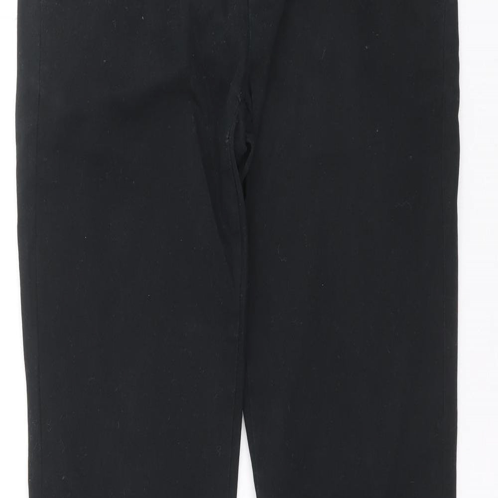 Womens UK Size M BIG STAR Relaxed Fit Skinny Black Jeans