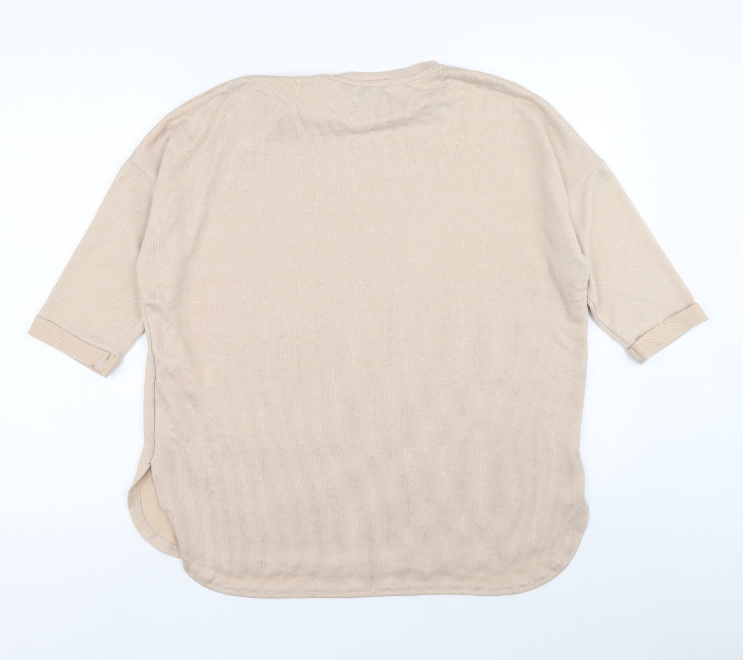 Womens UK Size S New Look Beige Pullover Jumper