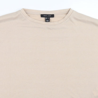 Womens UK Size S New Look Beige Pullover Jumper