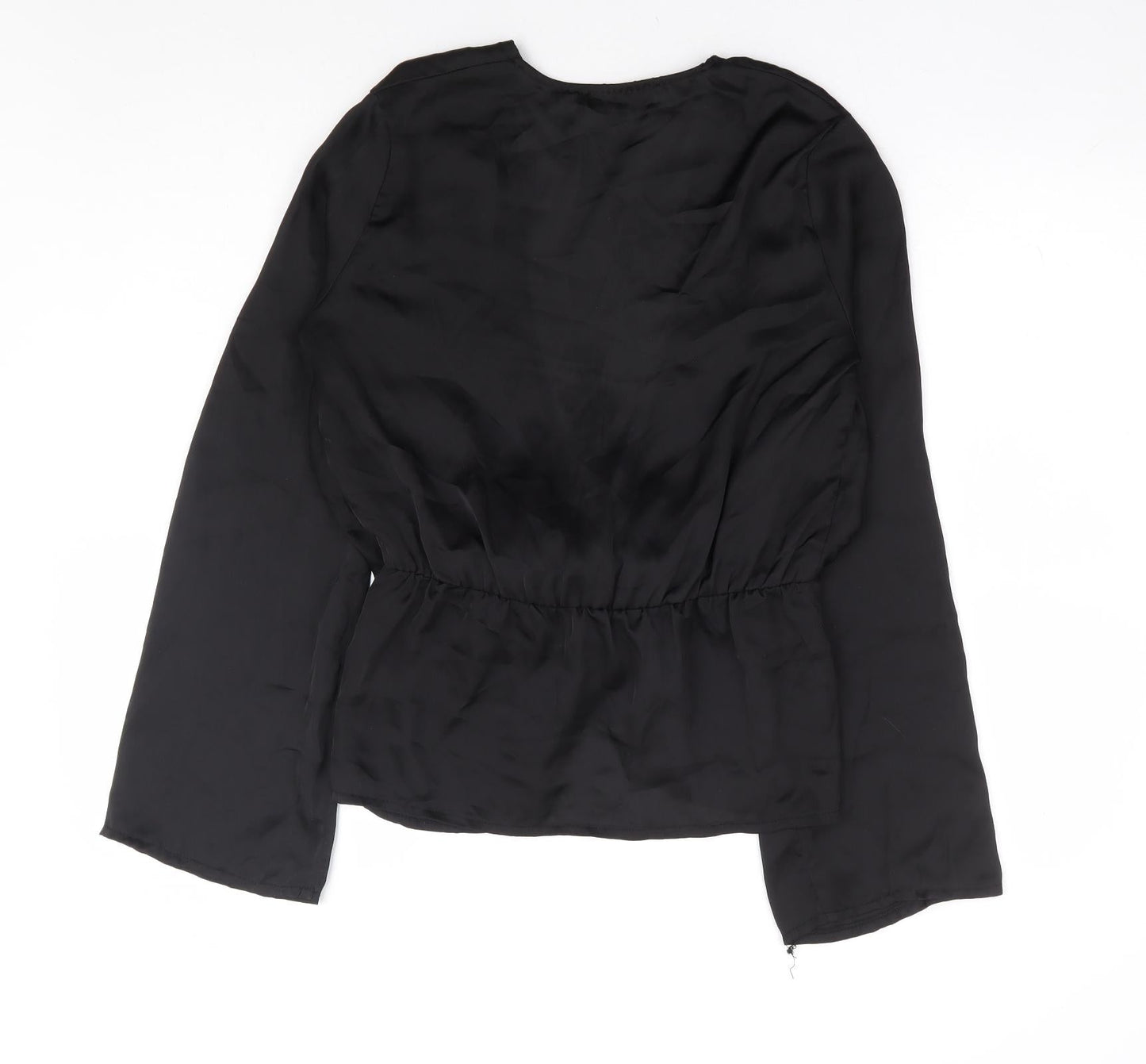 Womens UK Size 8 Missguided Black Basic Blouse