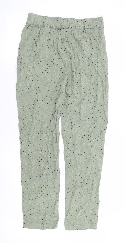Womens UK Size 10 Marks and Spencer Regular Fit  Green Trousers