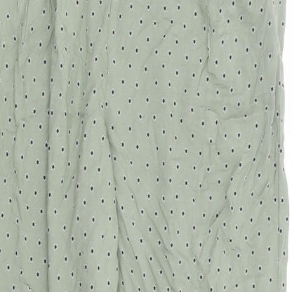 Womens UK Size 10 Marks and Spencer Regular Fit  Green Trousers