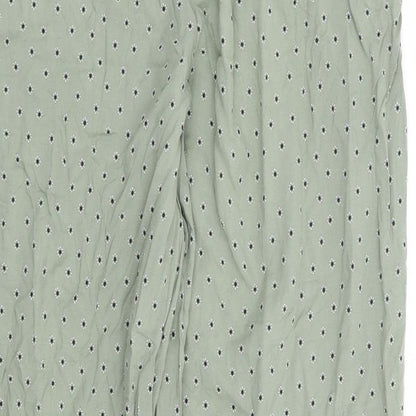 Womens UK Size 10 Marks and Spencer Regular Fit  Green Trousers
