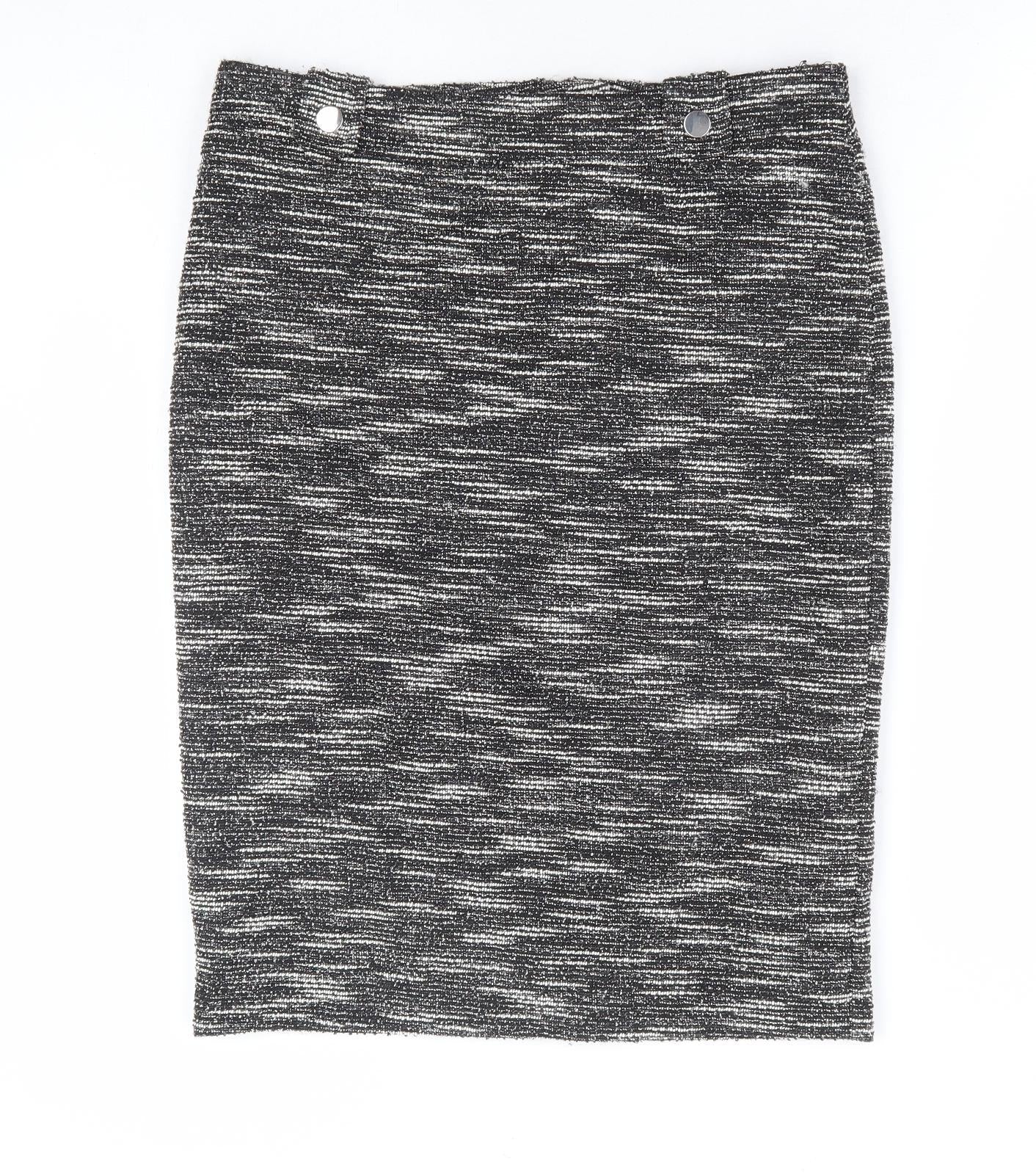 Womens UK Size 10 Wallis Straight & Pencil Jersey Skirt