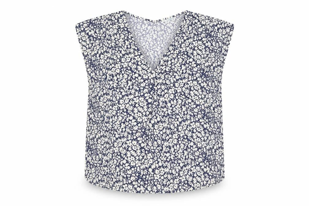 Womens UK Size 10 Primark Blue Basic Blouse
