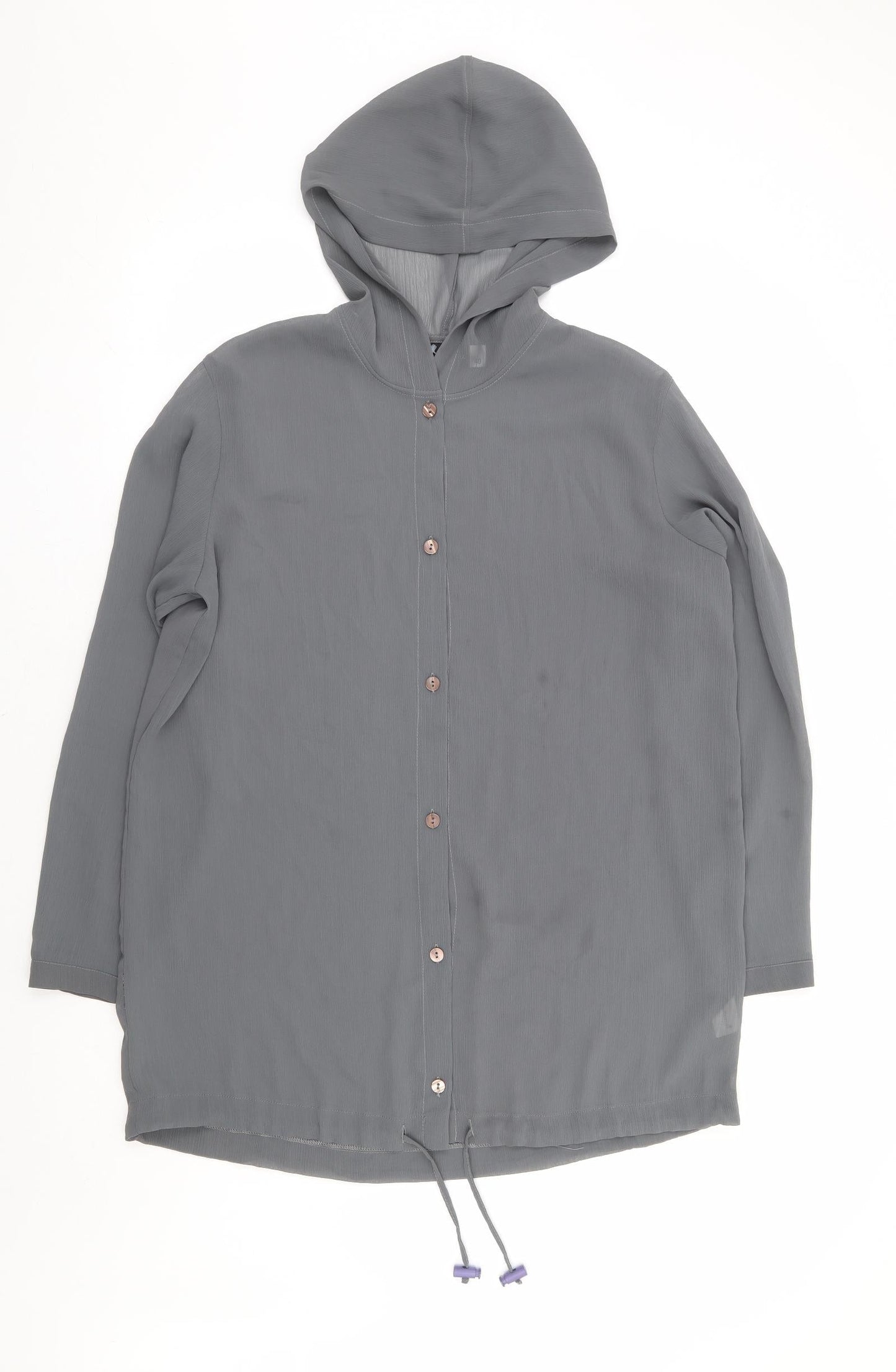 Kappahl Womens Grey Jacket Size 12 Button