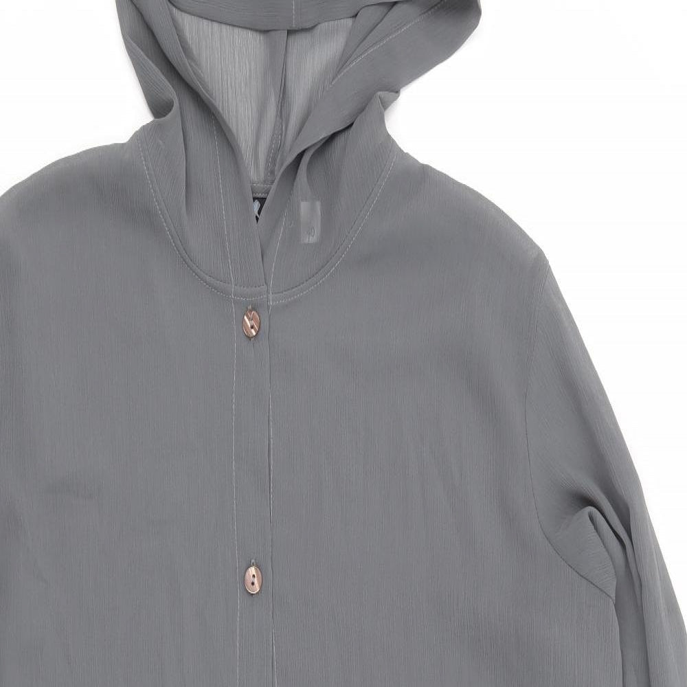 Kappahl Womens Grey Jacket Size 12 Button