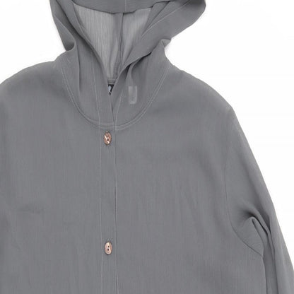 Kappahl Womens Grey Jacket Size 12 Button