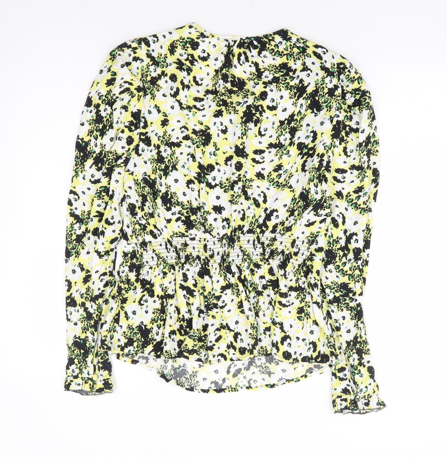 Womens UK Size 6 Marks and Spencer Yellow Basic Blouse