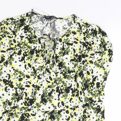 Womens UK Size 6 Marks and Spencer Yellow Basic Blouse
