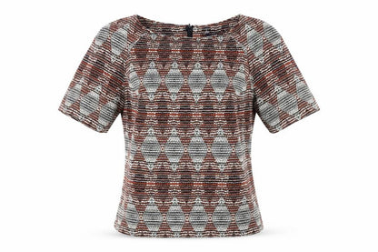 Womens UK Size 10 Marks and Spencer Multicoloured Basic T-Shirt