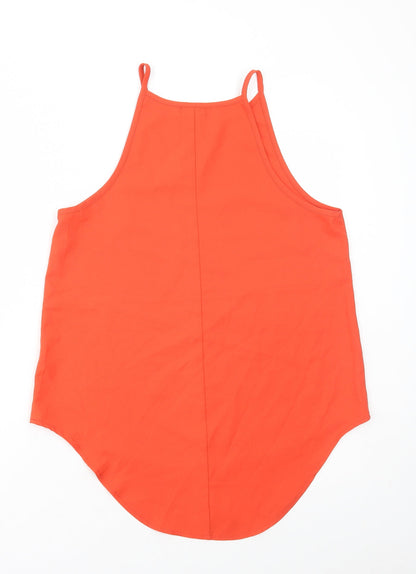 Womens UK Size 10 TEMT Orange Camisole Tank