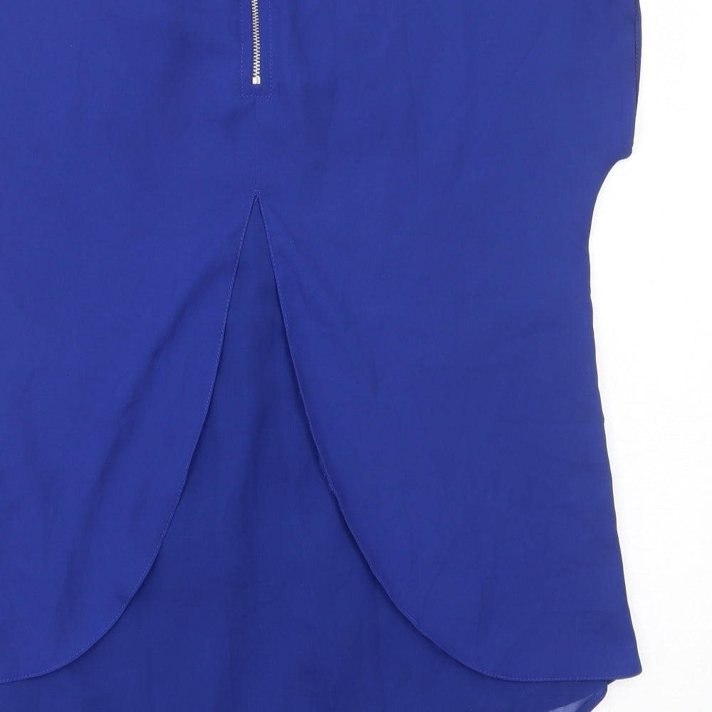 Womens UK Size 6 Select Blue Basic Blouse