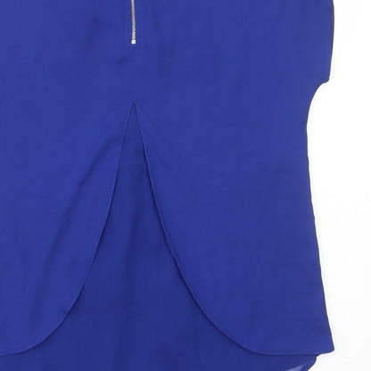 Womens UK Size 6 Select Blue Basic Blouse