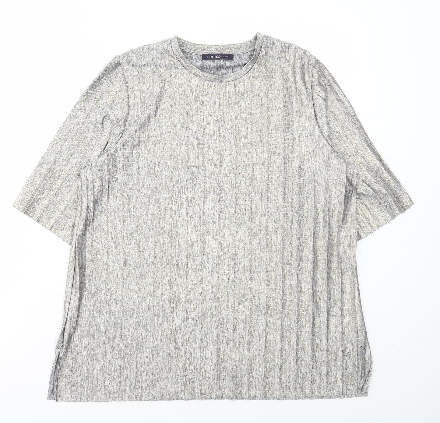 Womens UK Size 10 Marks and Spencer Gold Basic T-Shirt