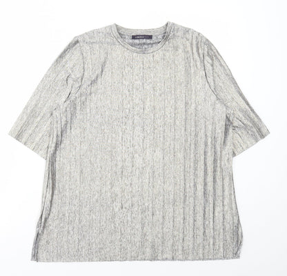 Womens UK Size 10 Marks and Spencer Gold Basic T-Shirt