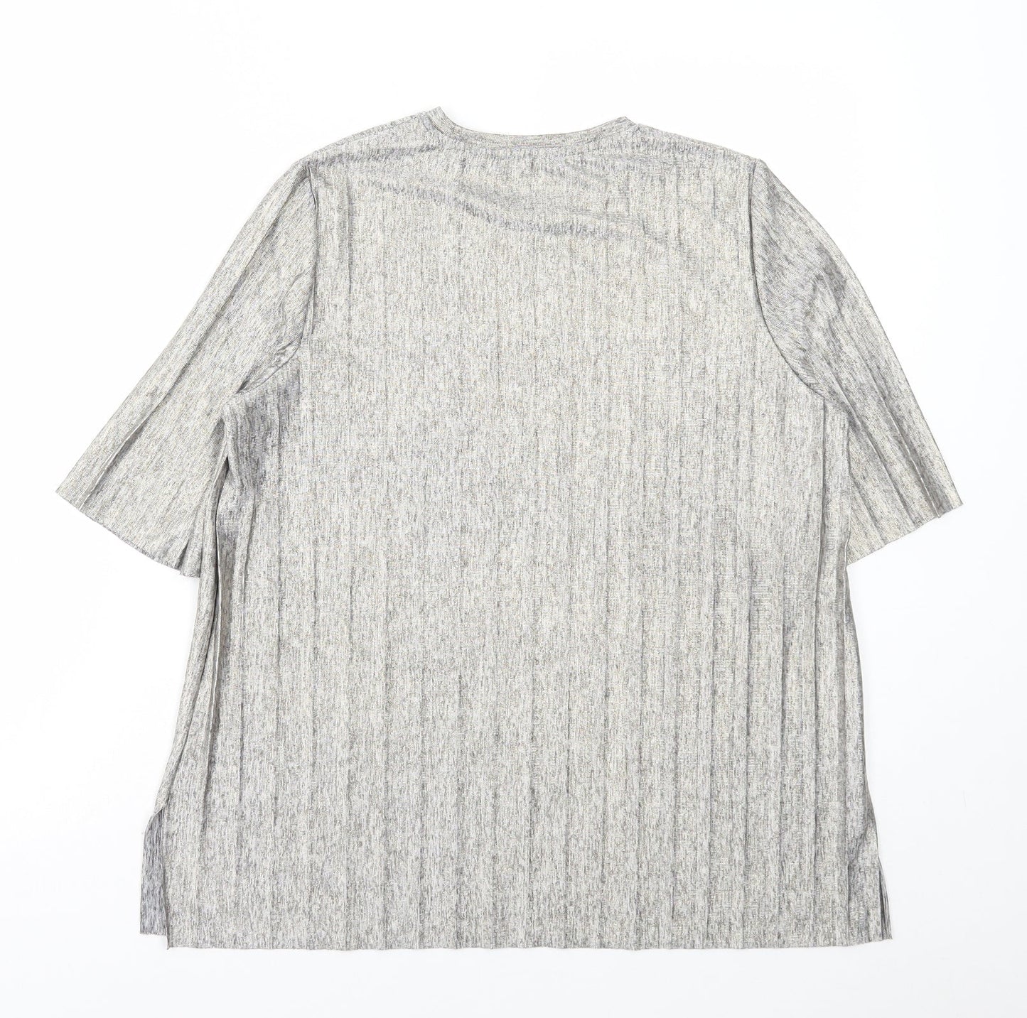 Womens UK Size 10 Marks and Spencer Gold Basic T-Shirt