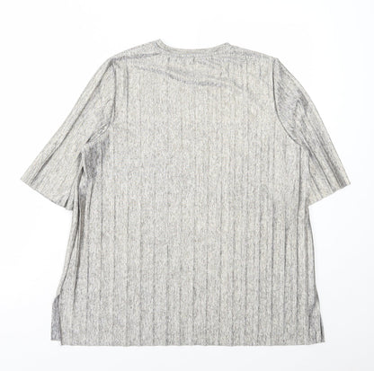 Womens UK Size 10 Marks and Spencer Gold Basic T-Shirt