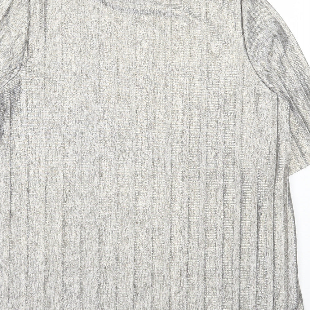 Womens UK Size 10 Marks and Spencer Gold Basic T-Shirt
