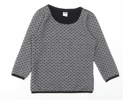 Womens UK Size S Vera Moda Grey Basic T-Shirt